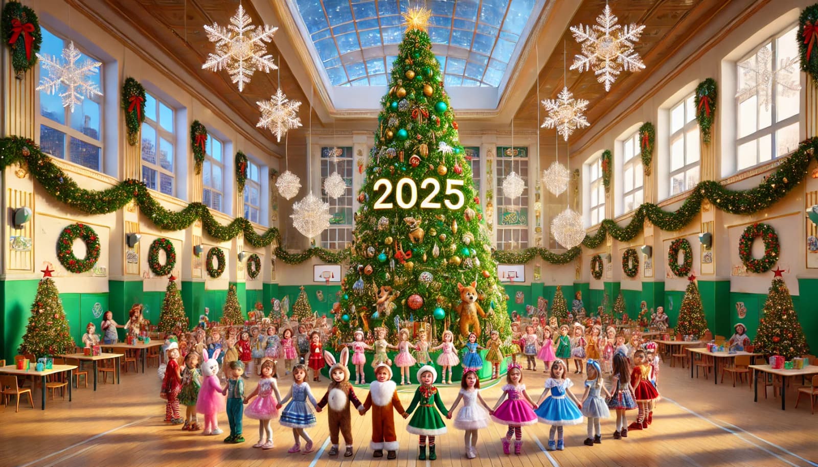 Балабақшада жаңа жыл тақпақтары - Айтуға ыңғайлы