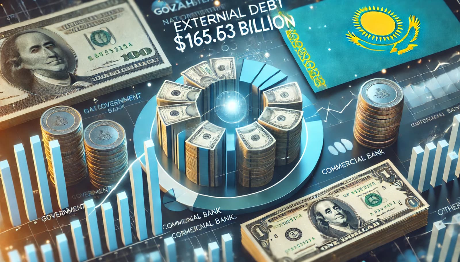 Қазақстанның сыртқы қарызы 165,6 миллиард долларды құрады