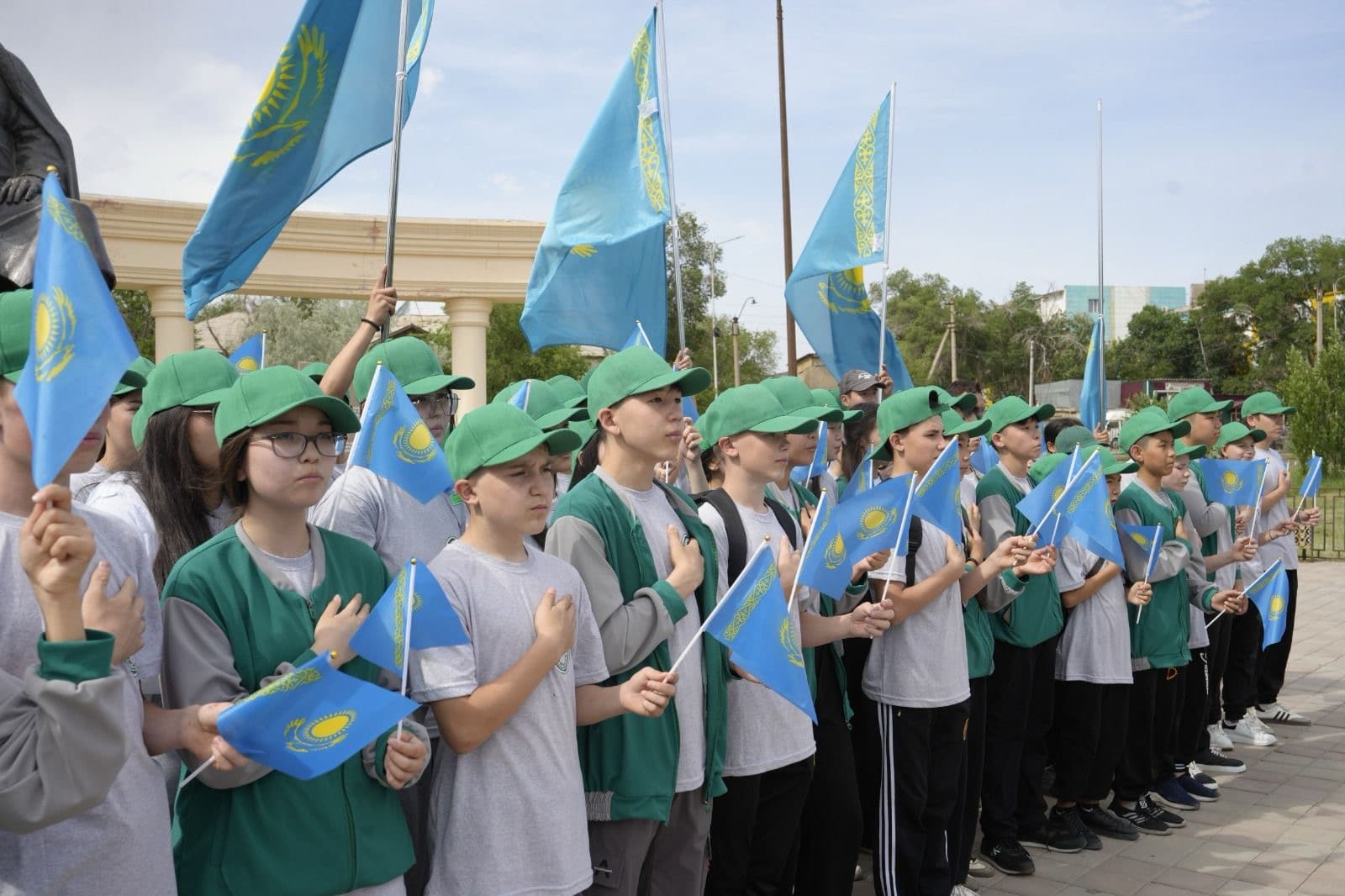 Ұлытау облысында «Жасыл ел» еңбек жасағының жаңа маусымы басталды