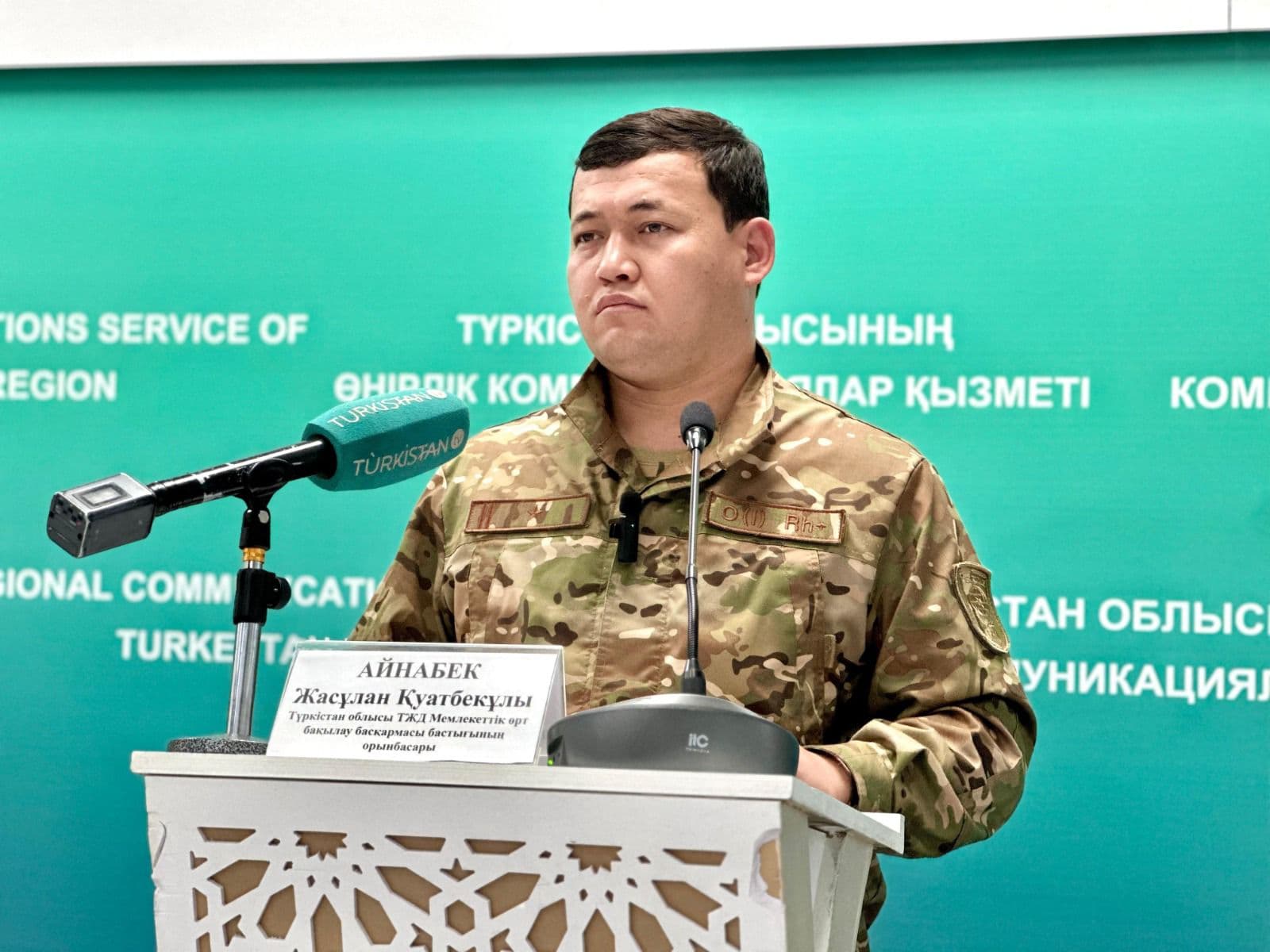 ТҮРКІСТАН ОБЛЫСЫНДА “ӨРТ ҚАУІПСІЗДІГІ” ШАРАСЫ ӨТІП ЖАТЫР