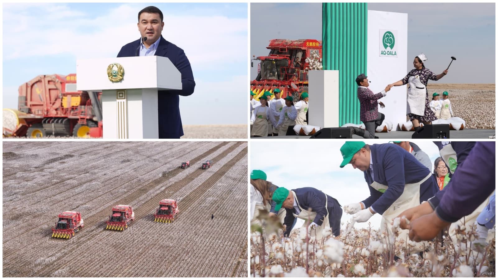 Түркістан облысында ауқымды «Аq-dala» мақташылар фестивалі өтті