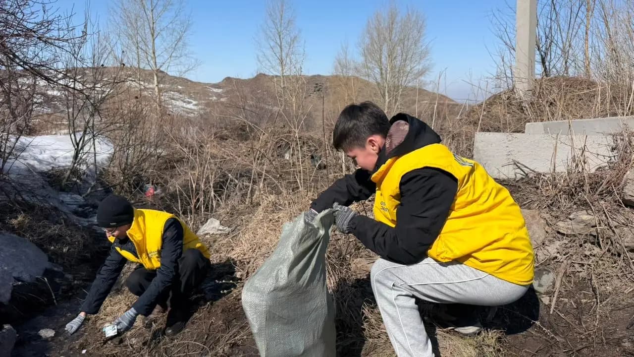День очищения: в Восточном Казахстане прошли экологические акции