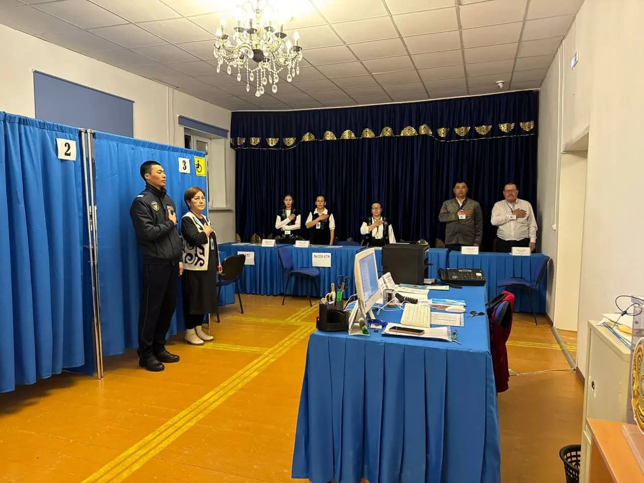 Ішімдіктен бас тартқан Құрылыс ауылы референдумға 100 пайыз қатысты