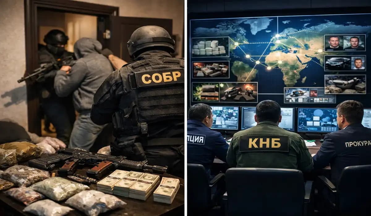 Мыңдаған қылмыстық әрекетке тосқауыл: қару қоймалары жойылып, есірткі зертханалары жабылды