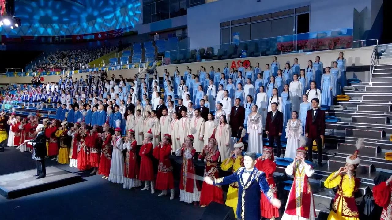 Астанада 5 мың музыкант «Шернияз» күйі мен «Наурыз» әнін орындады