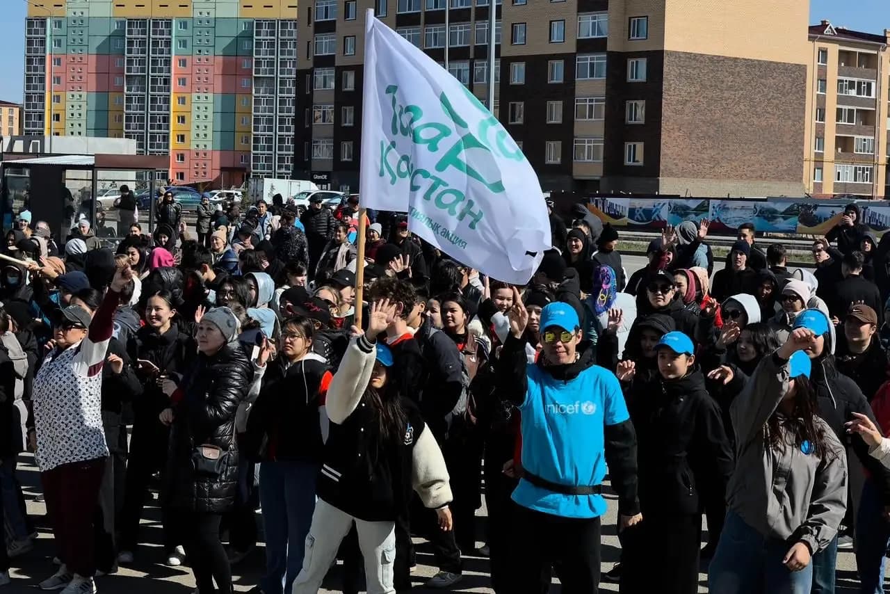 Көкшетауда «Таза Қазақстан» экологиялық акциясы мыңға жуық қала тұрғынын біріктірді