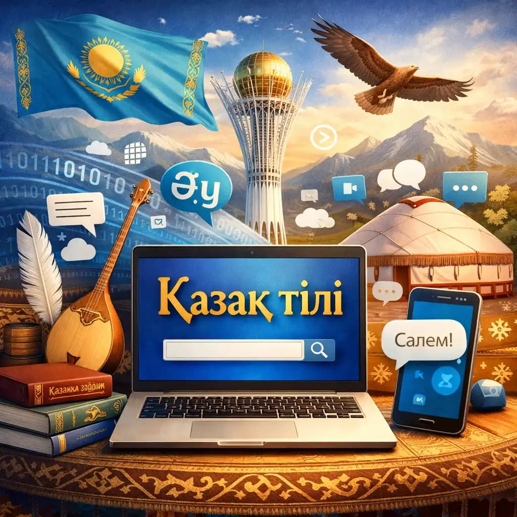 Қазақ тілін ересектерге үйретудің заманауи медиа-моделі: Netflix-тен TikTok-қа дейін