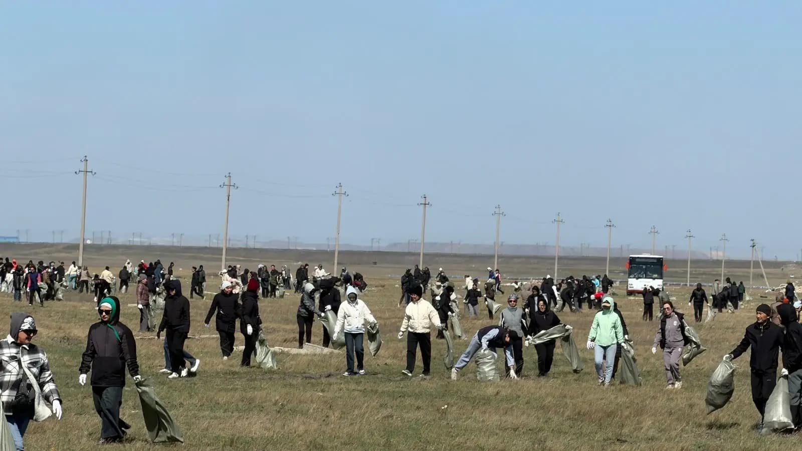 Экологическая акция «Таза Қазақстан» собрала 1000 горожан в Кокшетау