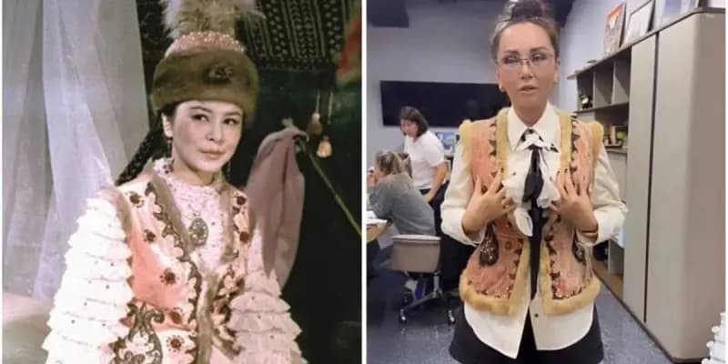 «Қыз Жібек» қамзолы: Баян Алагөзованың қолындағы түпнұсқа комзол екенін Өтекешова растады 