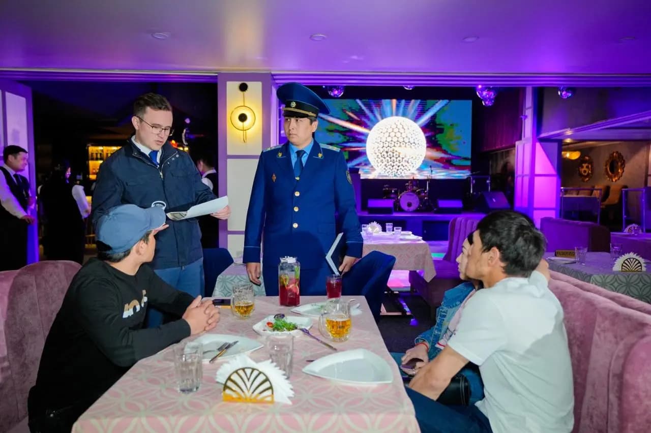 Астанада «Заң мен тәртіп» қағидаты аясында түнгі рейд өтті