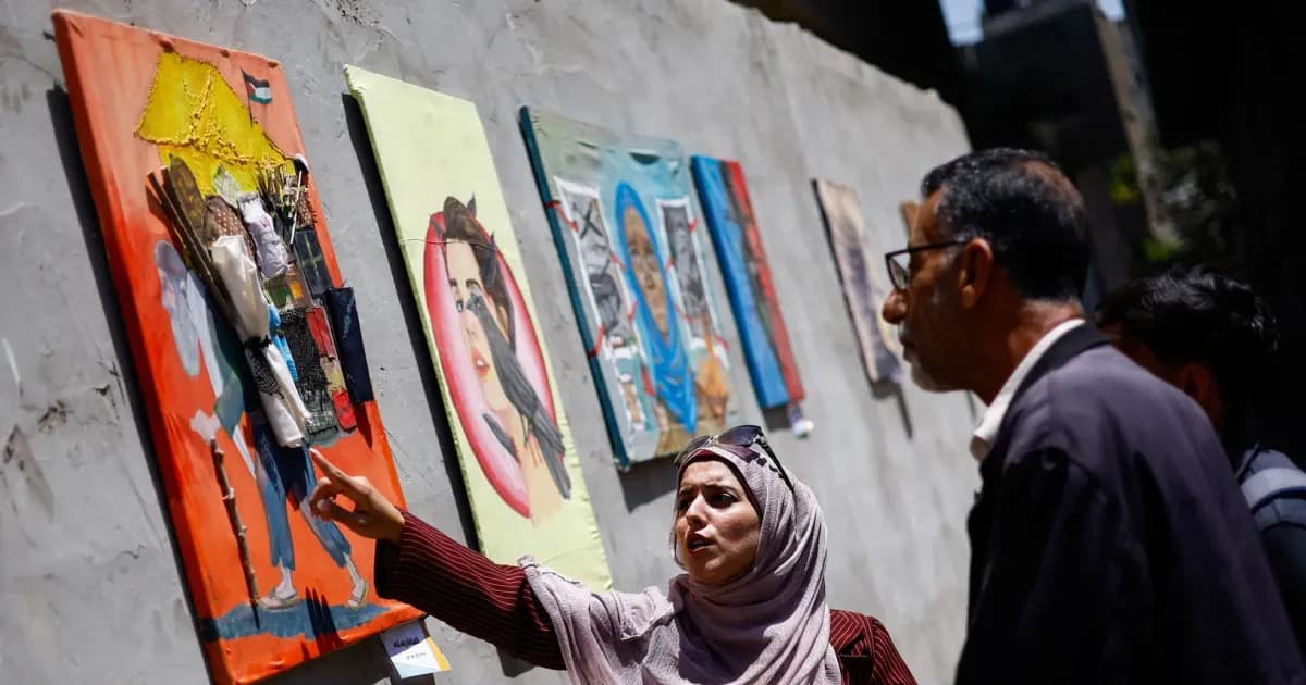 Art of War in Gaza: Exhibition by 64 Young Palestinian Artists