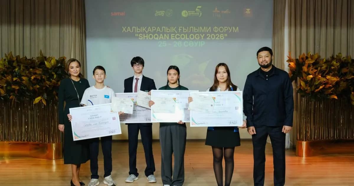 From waste recycling to AI: Almaty school students present projects of the future