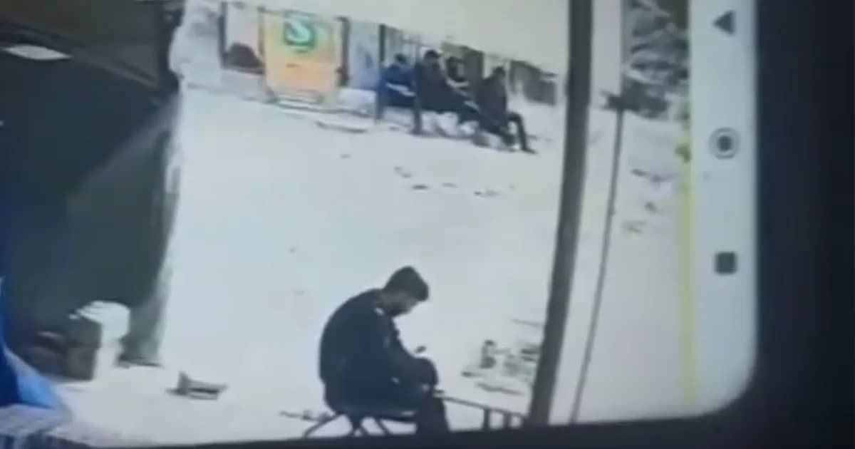 Israeli strike targets Palestinians in Gaza: CCTV footage shows moment