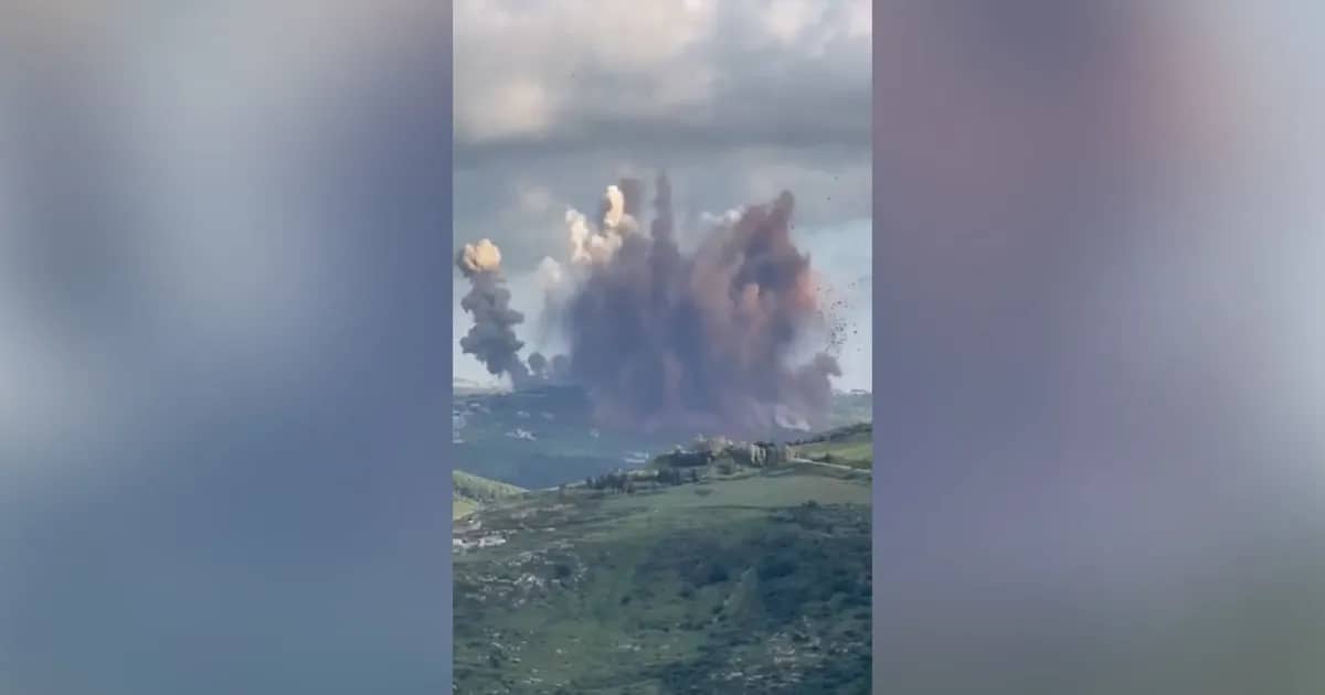 Massive explosion from Israeli operation in southern Lebanon: army targets Hezbollah tunnel