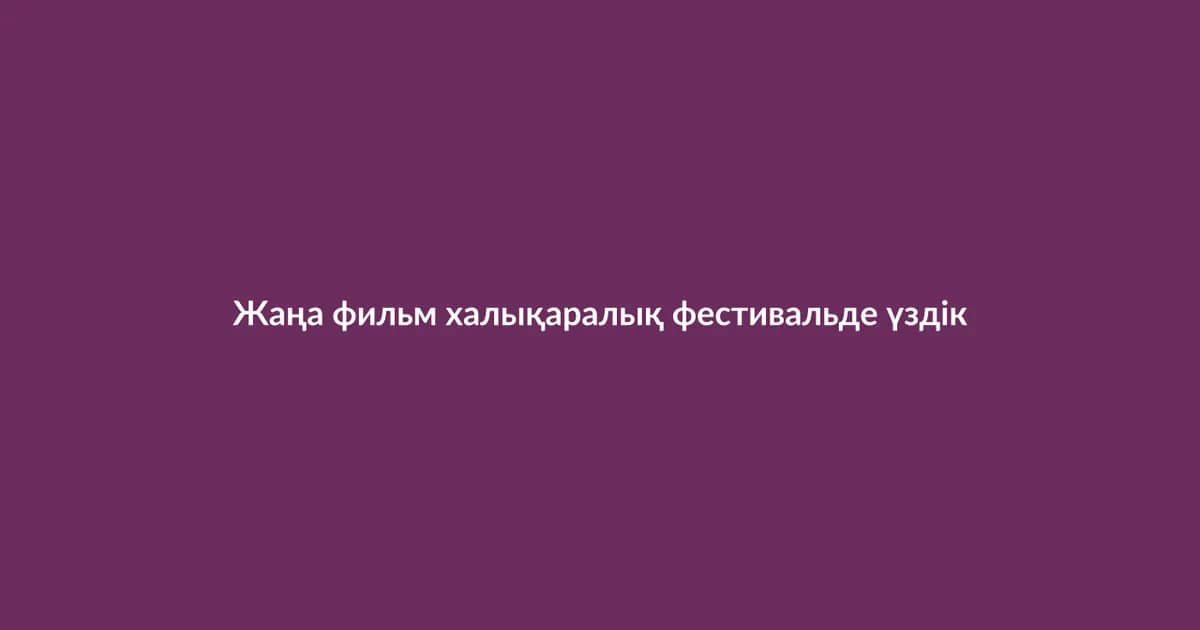 New film named best at international festival (6)