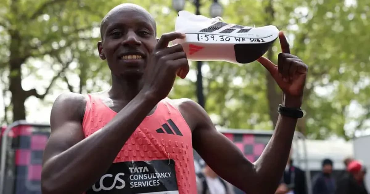 New world record at London Marathon: first person to run under two hours
