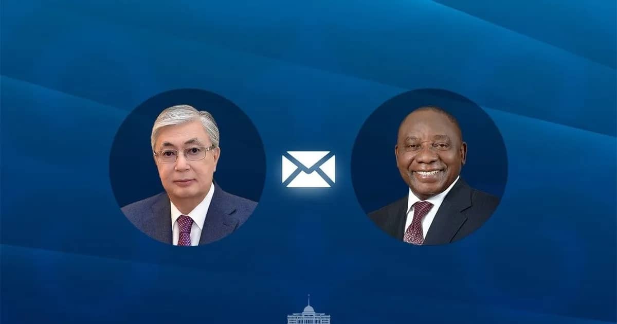 Tokayev congratulates South African President on Democracy Day