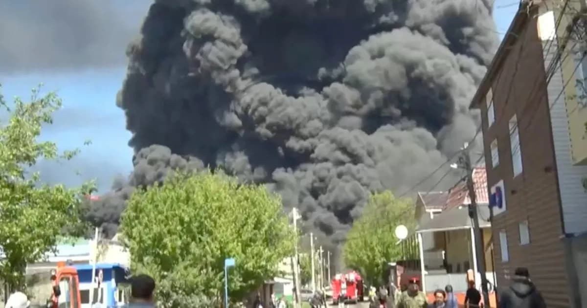 Ukrainian drones strike Russia's Tuapse refinery for third time