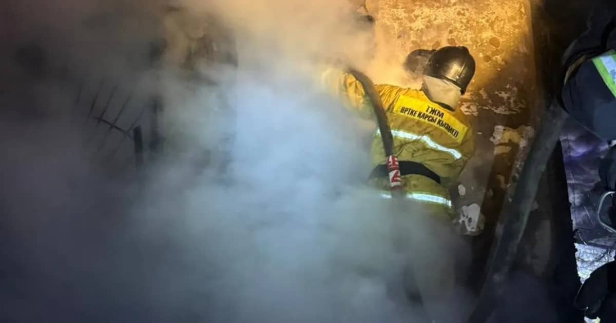 Emergency in Kokshetau: Gas Cylinders Explode During Fire
