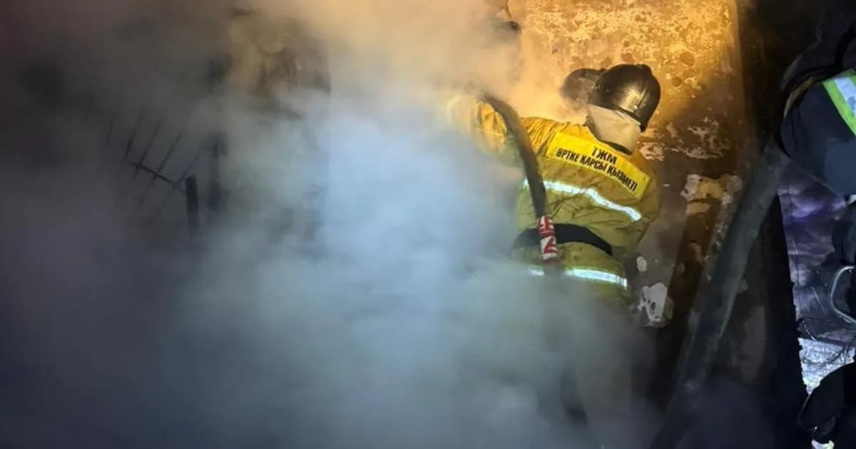 Emergency in Kokshetau: Gas Cylinders Explode During Fire