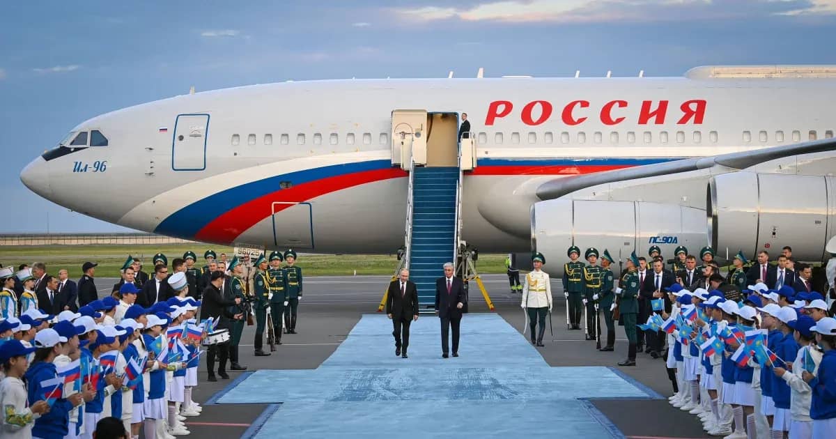Russian President Arrives in Kazakhstan for State Visit: Strategic Partnership and EAEU on Agenda