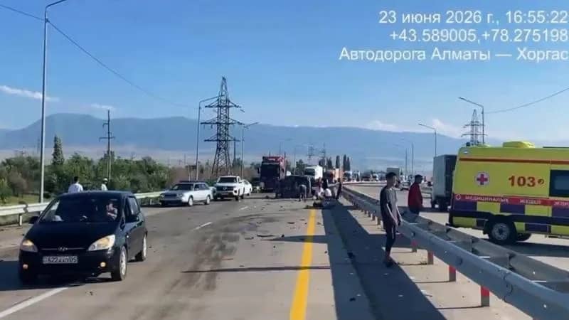 Алматы – Қорғас тасжолында екі көлік соқтығысып, 3 адам көз жұмды
