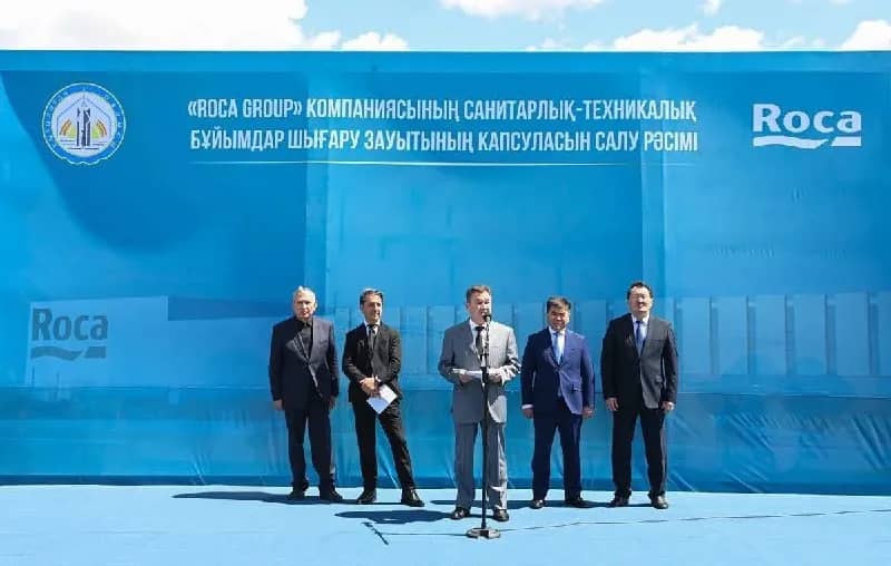 Major Investment in Kyzylorda: Construction of Roca Group Plant Begins