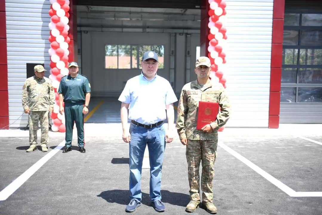 Алматы облысында 65 мыңнан астам тұрғынға қызмет ететін жаңа өрт сөндіру депосы ашылды