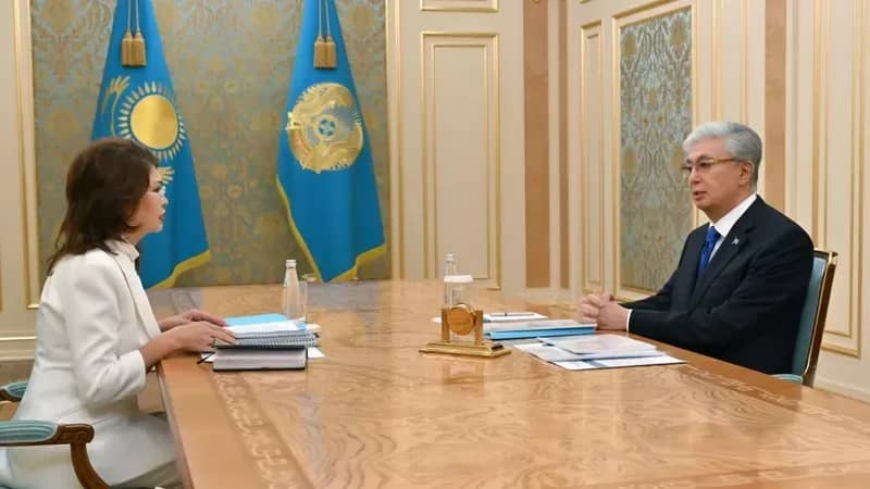 Токаев обсудил с Балаевой развитие культуры, информации и социальной сферы