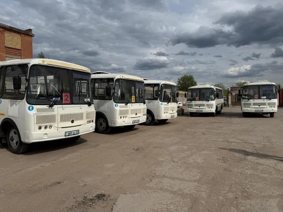Степногорскте қала маңындағы маршруттарға 12 жаңа автобус іске қосылады