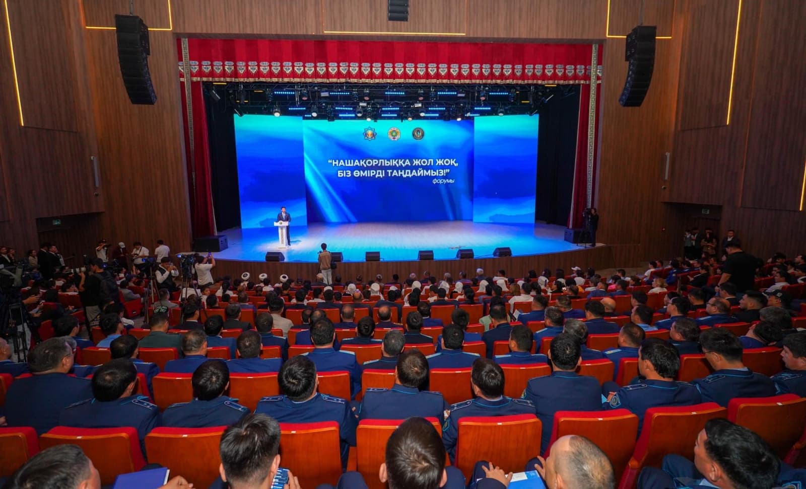 Түркістан: Жергілікті атқарушы органдардың нашақорлыққа қарсы форумына 1000-нан астам адам қатысты
