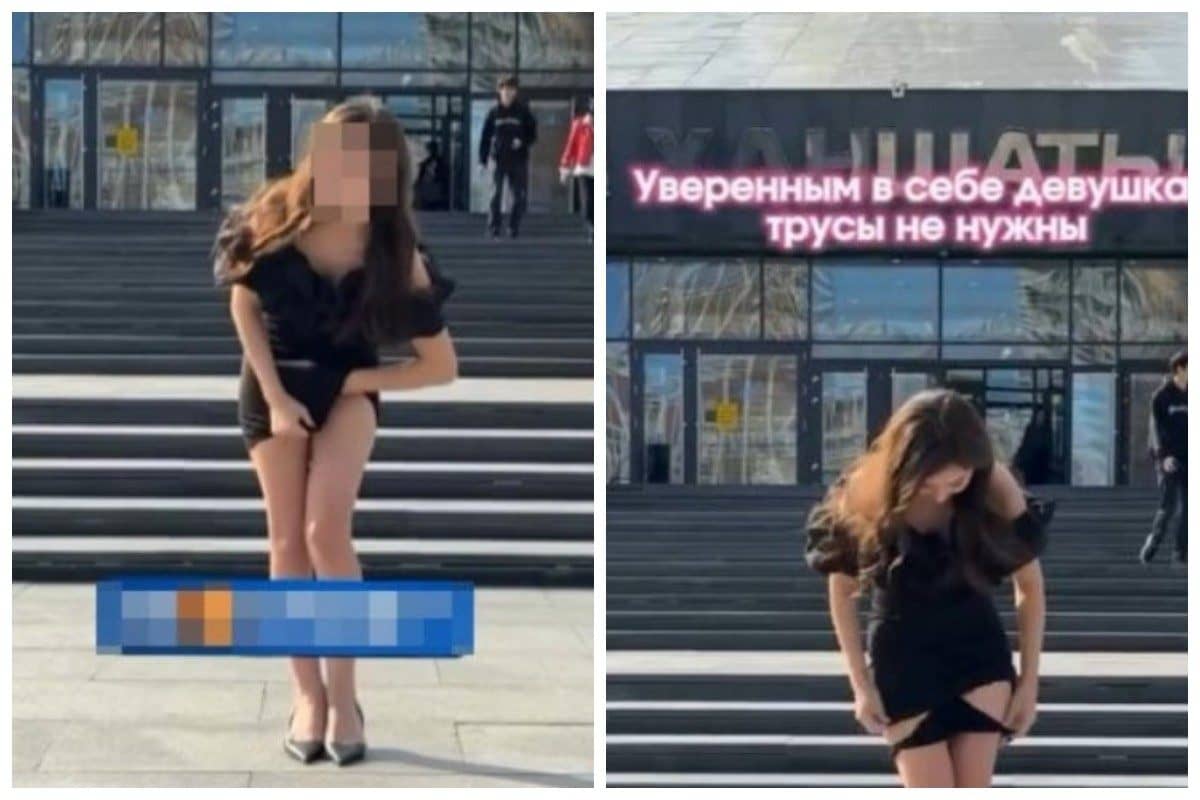 Астанада турсиін шешіп лақтырған 20 жастағы бойжеткен сотқа тартылды
