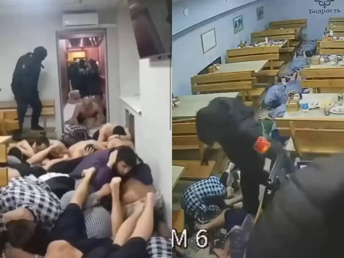 Бізге ұнамайсыңдар: Мәскеуде полиция 60 шақты қырғыз мигранттарын моншада себепсіз 5 сағат ұрып-соққан