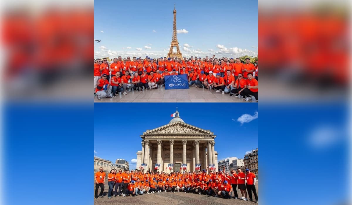 BI Group компаниясының 200 қызметкері корпоративтік бағдарламамен Парижге аттанды