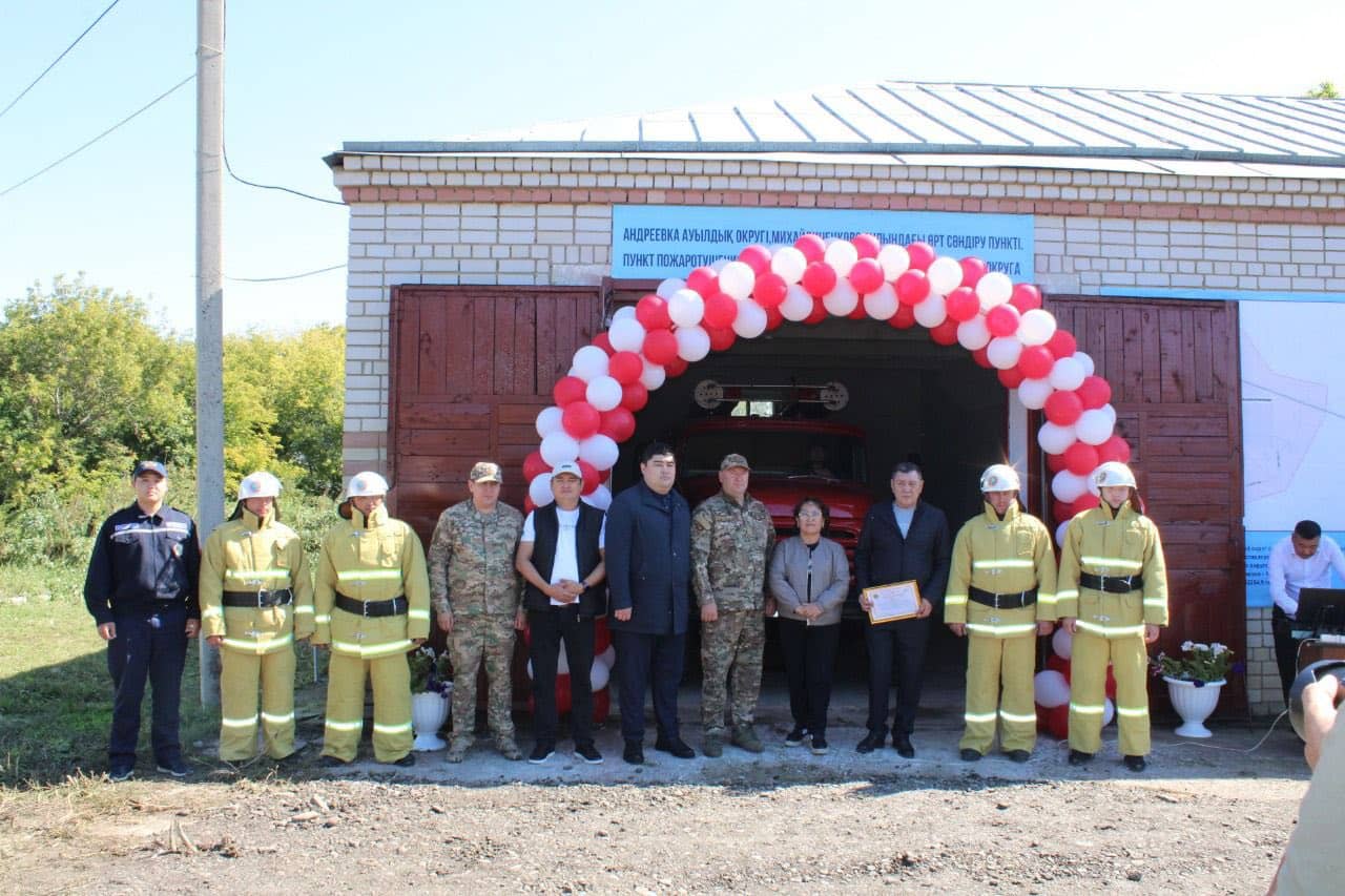 Бородулиха ауданының Михайличенково ауылында өрт сөндіру пункті ашылды