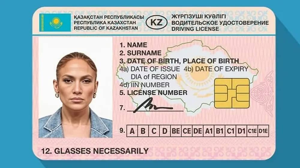Қазақстанда жүргізуші куәліктері өзгермек: чип алынып тасталады
