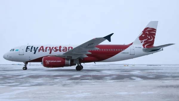 FlyArystan временно прекратила полёты между Актау и Дубаем