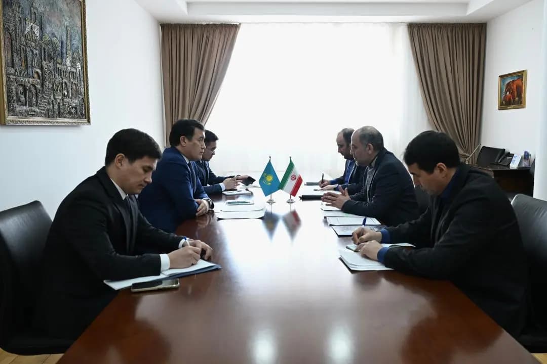 Заместитель министра иностранных дел Казахстана принял Посла Ирана