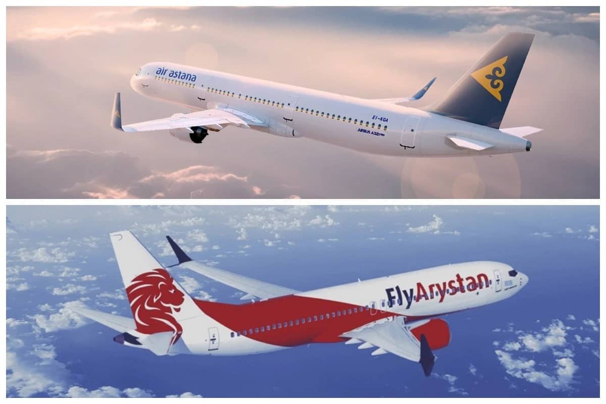 «Air Astana» мен «FlyArystan» әуекомпаниялары жалған мәлімет үшін жауапқа тартылды