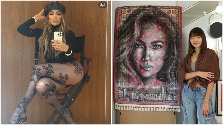 «Қазақша ою-өрнекпен кілем және бесбілезік»: Джей Ло Қазақстаннан қандай сыйлық алғанын көрсетті