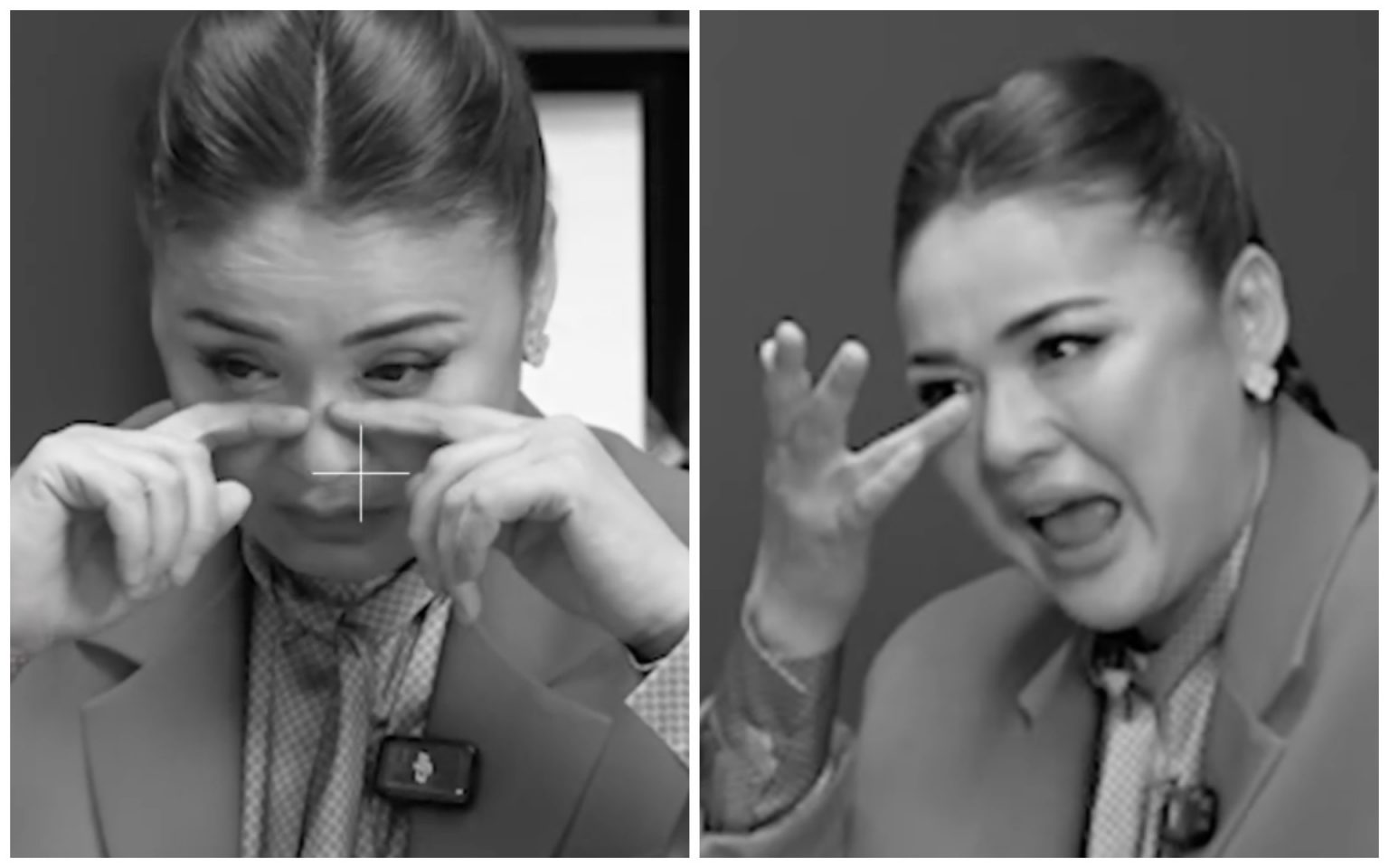 «Күйеуін әлі жақсы көреді»: Ел алдында еңіреп жылаған Мөлдір Мұқанды халық аяп кетті