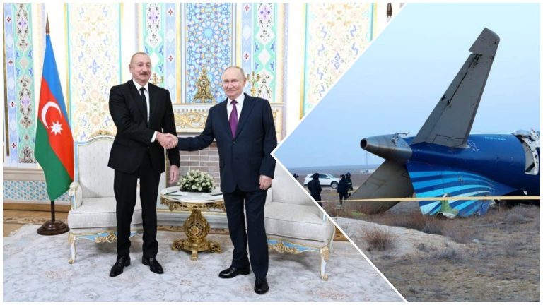 Путин Әлиевке AZAL ұшақ апатына кінәсін мойындады