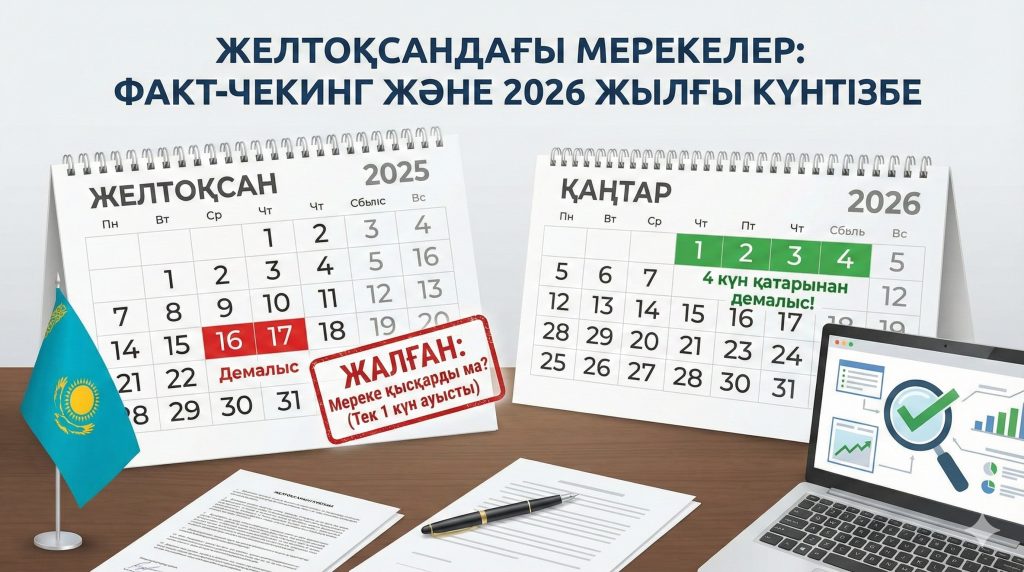 Алдағы желтоқсан айында "ұзақ демалыс"