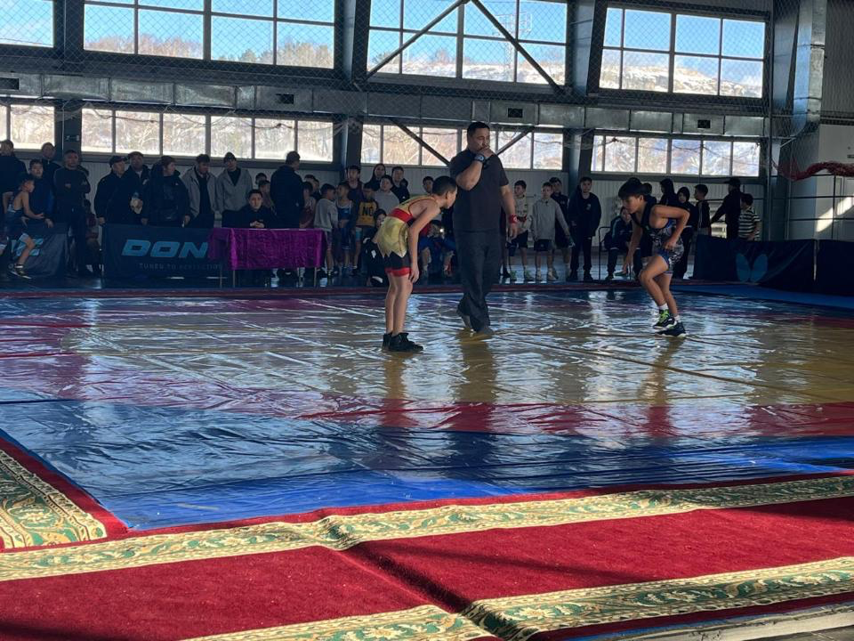 Риддерде жасөспірімдер арасында еркін күрестен облыстық турнир өтіп жатыр